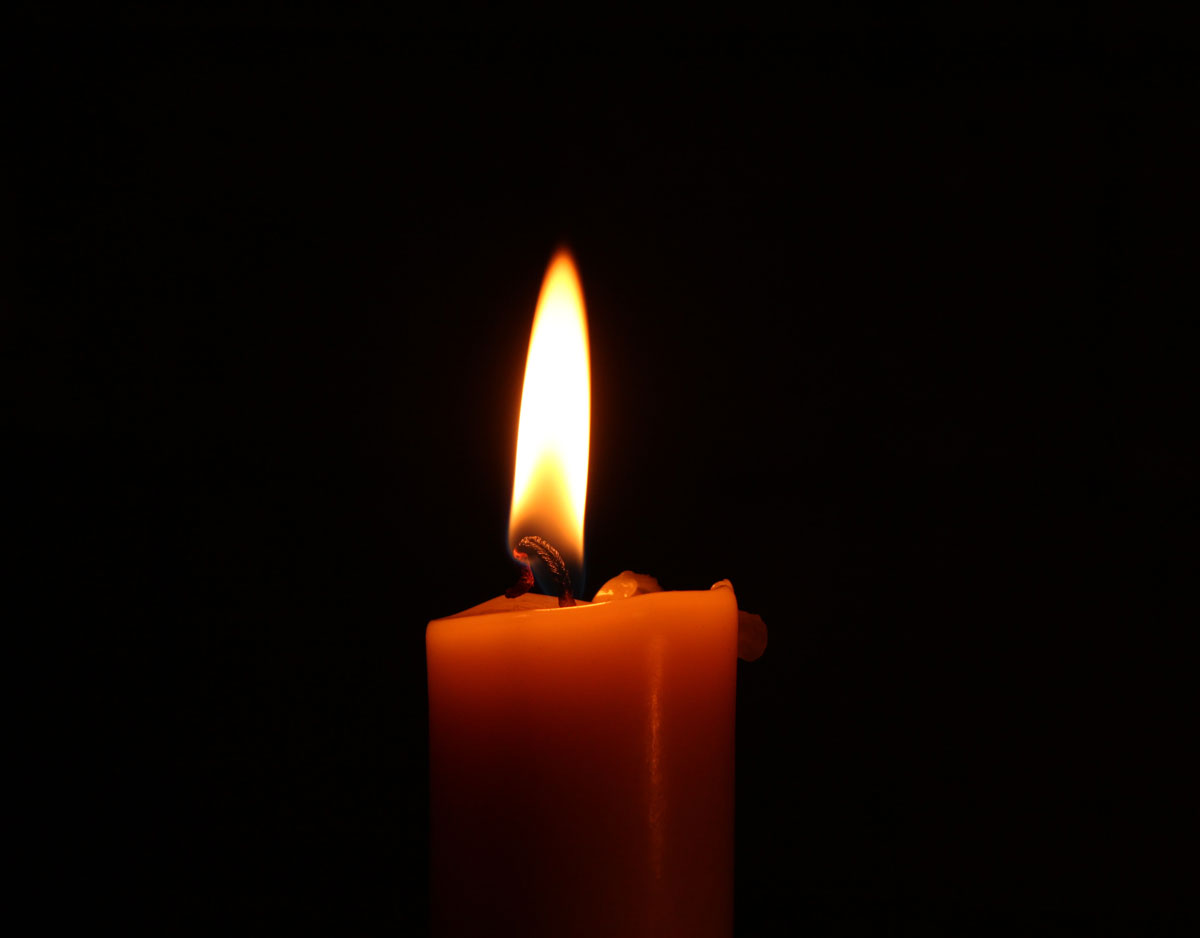 a red candle